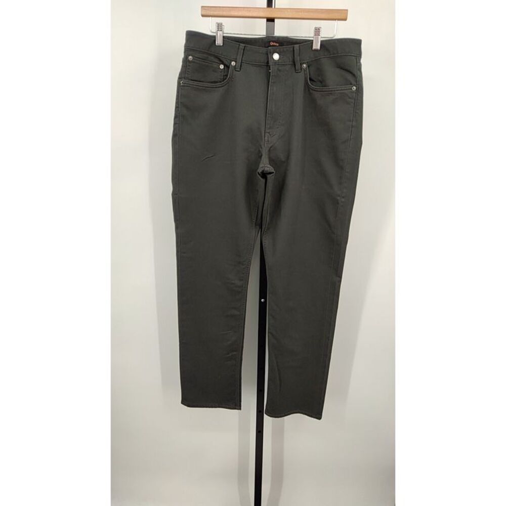 Quince Men Comfort Stretch Traveler 5 Pocket Pants Straight Dark Charcoal 34